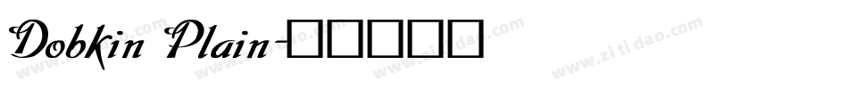 Dobkin Plain字体转换
